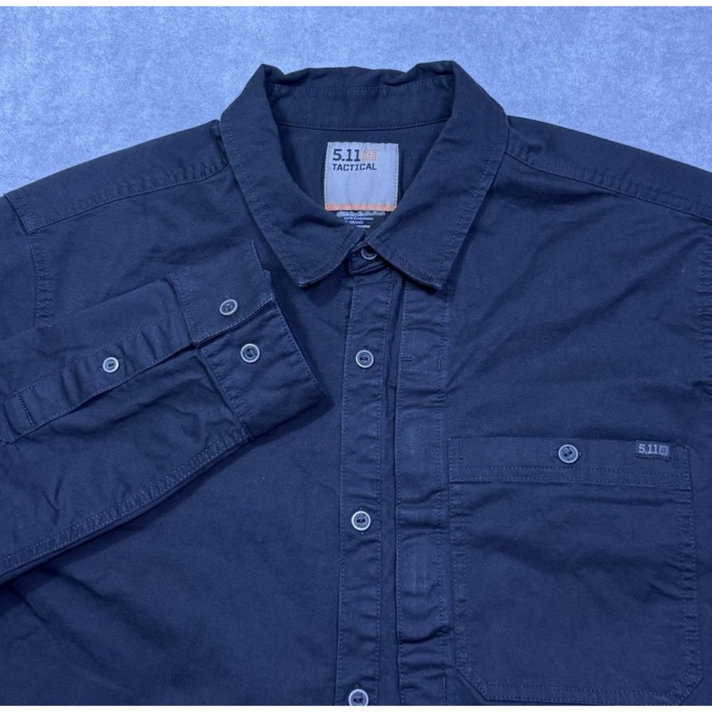 5.11 Tactical Shirt Mens L Black Tactical Legend RAPIDraw Utility Gorpcore